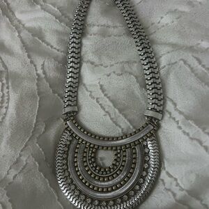 Elegant Silver and Gold Necklace